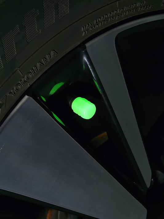 Luminous Wheel Valve Caps (Pack of 2)