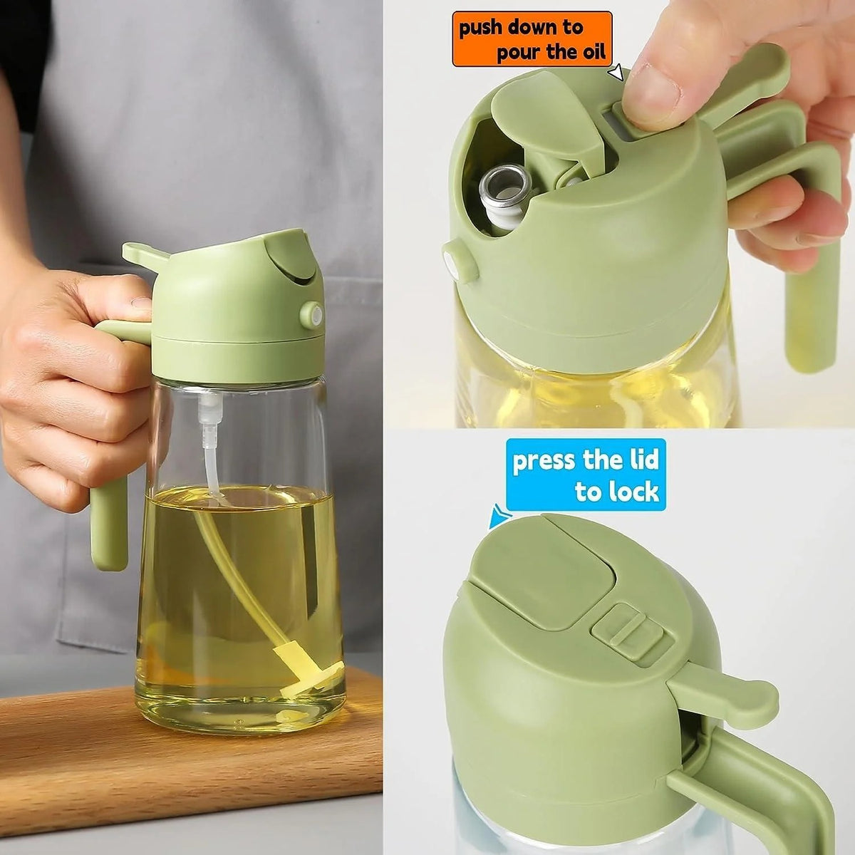 2-in-1 Oil Sprayer & Dispenser 🫒✨