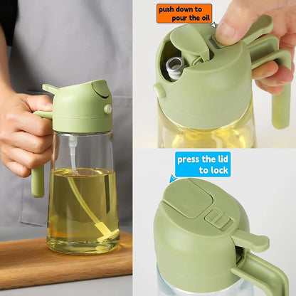 2-in-1 Oil Sprayer & Dispenser 🫒✨