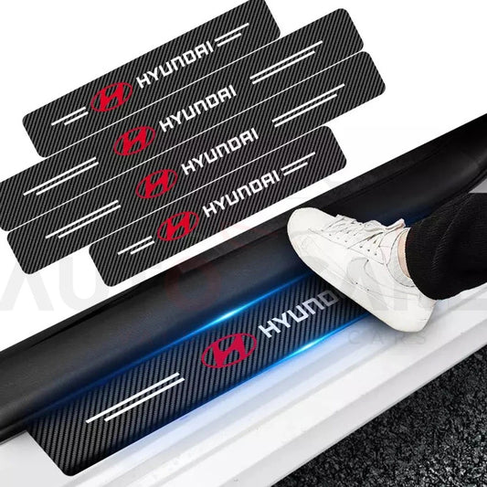 🚗 Carbon Fiber Door Sill Protectors ✨