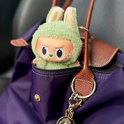 Cute Labubu-Style Plush Keychain Doll