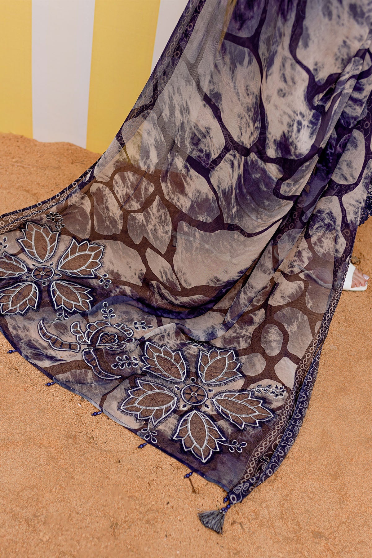 Blush Garden Embroidered Pakistani 3-Piece Suit