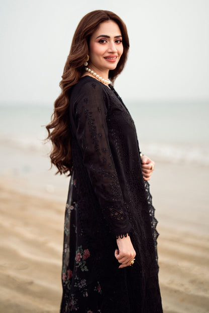 Black Blossom premium dress