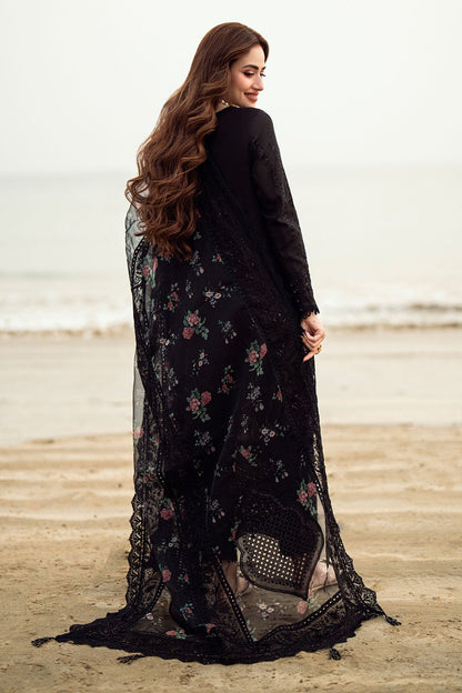 Black Blossom premium dress