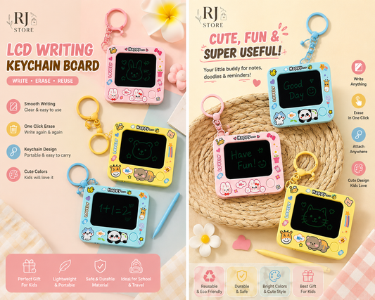 Cute LCD Writing Keychain Board ✨