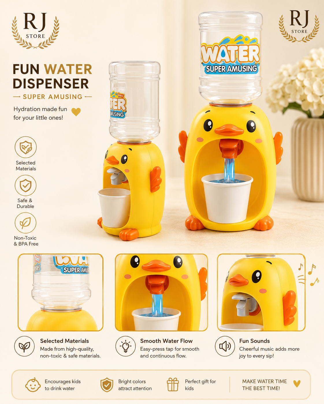 🐥 Fun Duck Water Dispenser