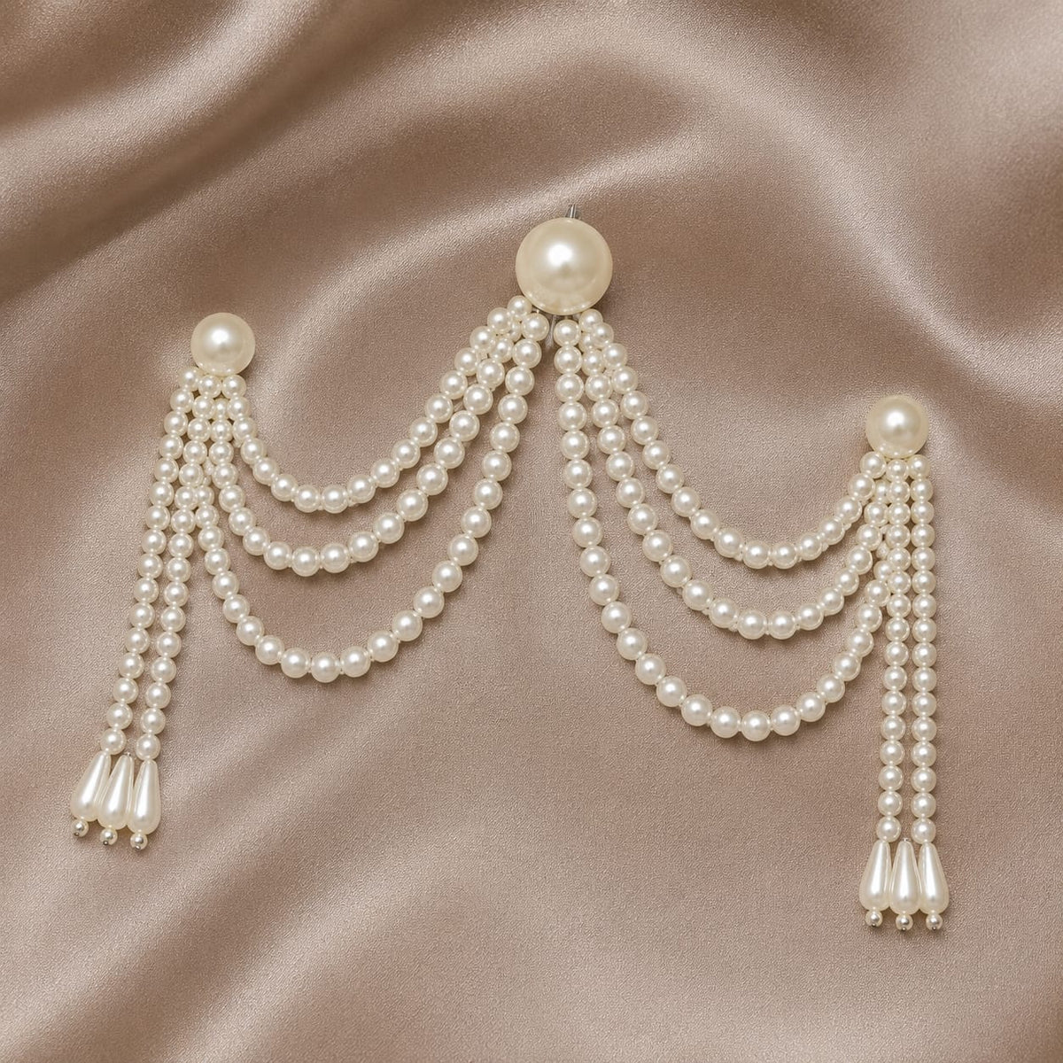 Elegant Pearl Chain Hairpin ✨