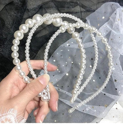 Classic Pearl Headband 🤍✨