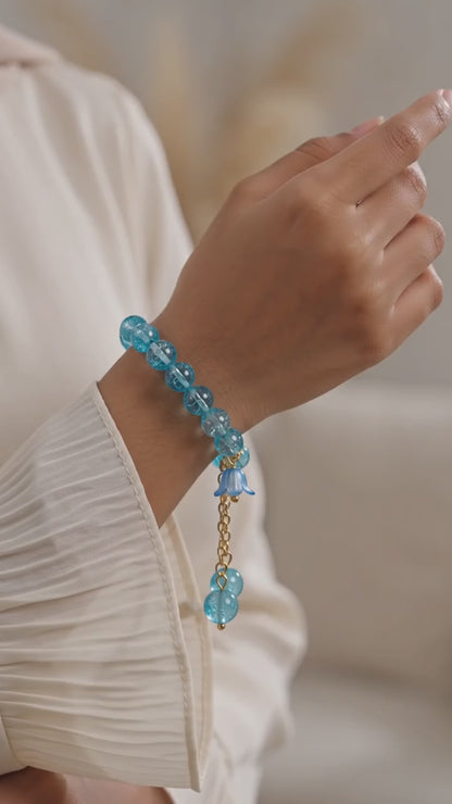 Crystal Beaded Bracelet — Handmade with Love ❤️