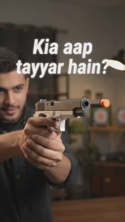 Realistic Toy Pistol with Soft Foam Bullets – Safe & Fun Play Set